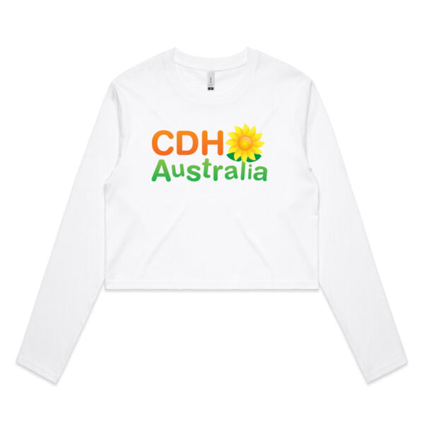 Womens Crop Long Sleeve Tee Thumbnail