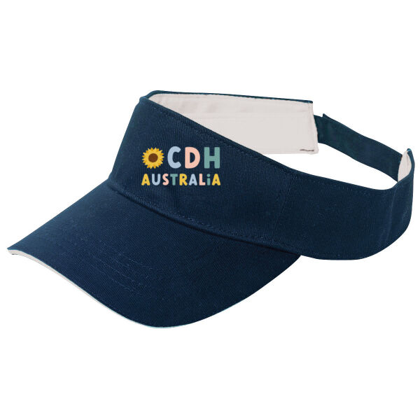 CDH Australia Sandwich Peak Visor with Logo Thumbnail