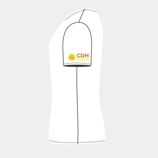 CDH Australia Ladies CDH Sunflower Sunday Short Sleeve Logo Tee Thumbnail