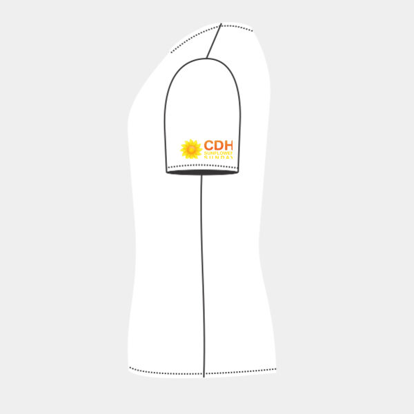 CDH Australia Ladies CDH Sunflower Sunday Short Sleeve Logo Tee 2 Thumbnail
